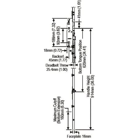 Strybuc Manual Tongue Lock Ext 850-8779123